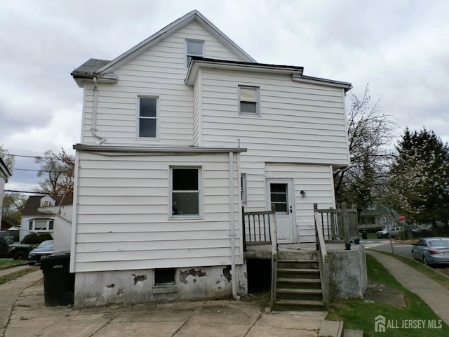 view of rear view of house