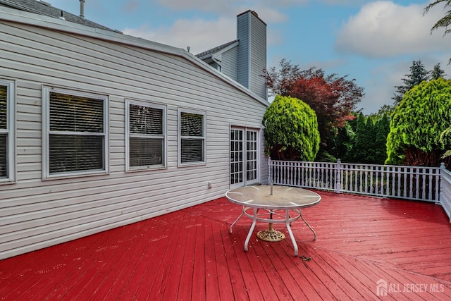 8 Staudt Ct, Franklin, NJ 08873 - view of wooden deck