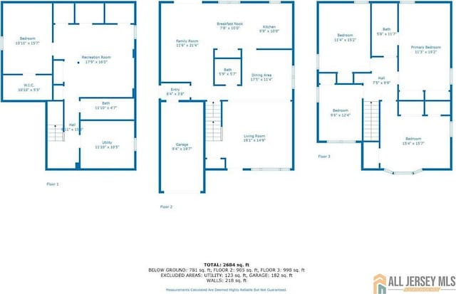 19 Edgegrove St, Edison, NJ 08837 - view of floor plan / room layout