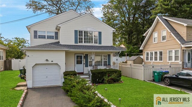 19 Edgegrove St, Edison, NJ 08837 - traditional-style house with covered porch and driveway