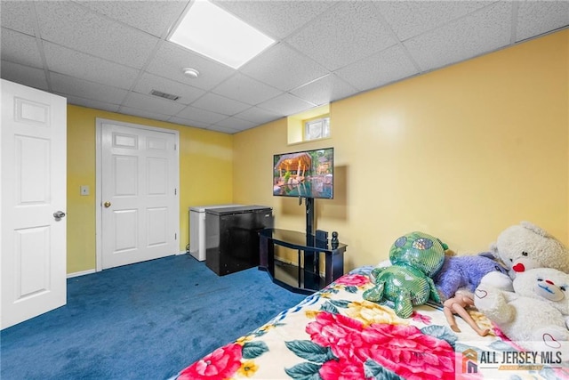 19 Edgegrove St, Edison, NJ 08837 - bedroom featuring carpet flooring and a paneled ceiling