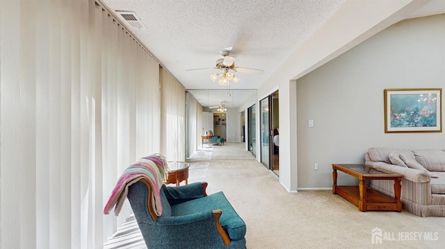 234 Wycoff Way E, Brunswick, NJ 08816 - hall featuring carpet, a textured ceiling, and baseboards
