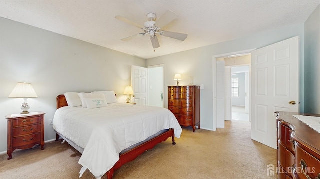 234 Wycoff Way E, Brunswick, NJ 08816 - bedroom featuring light carpet, ceiling fan, and baseboards