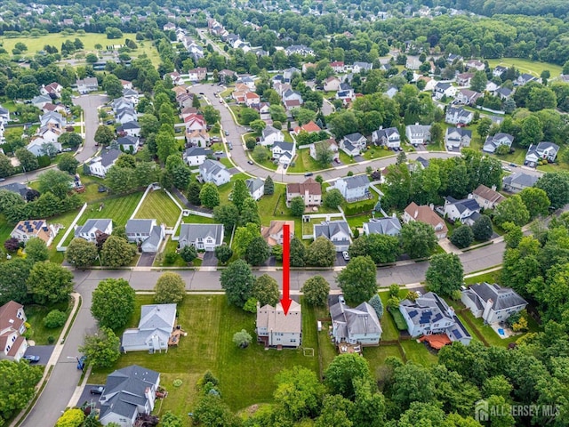 36 Jared Blvd, South Brunswick, NJ 08824 - aerial view of property and surrounding area with nearby suburban area