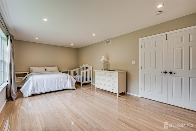 36 Jared Blvd, South Brunswick, NJ 08824 - bedroom with light wood-type flooring and recessed lighting
