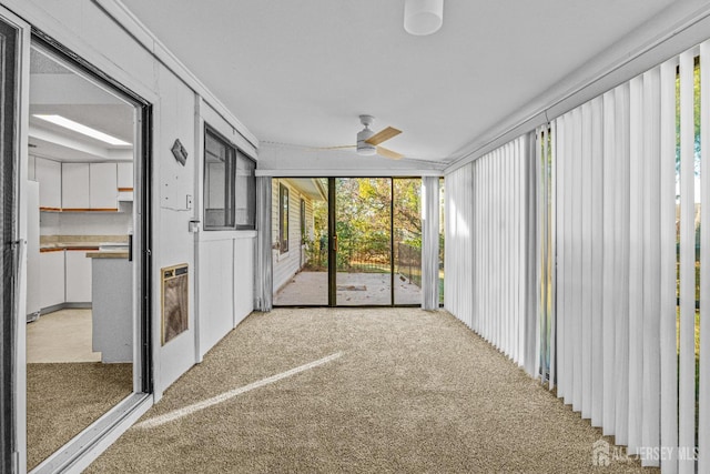 6-A Aspen Plz, Monroe, NJ 08831 - unfurnished sunroom with a ceiling fan