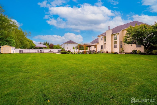 10 Magnolia Ct, Monroe, NJ 08831 - view of yard featuring a gazebo