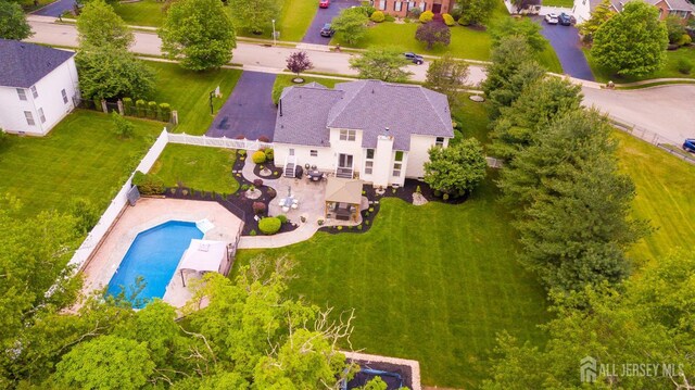 10 Magnolia Ct, Monroe, NJ 08831 - aerial view of a pool