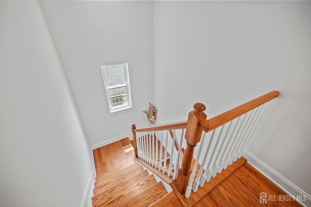 22 Sadowski Dr, Old Bridge, NJ 08857 - stairway with wood finished floors and baseboards