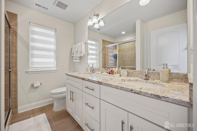 22 Sadowski Dr, Old Bridge, NJ 08857 - full bathroom with double vanity and a stall shower