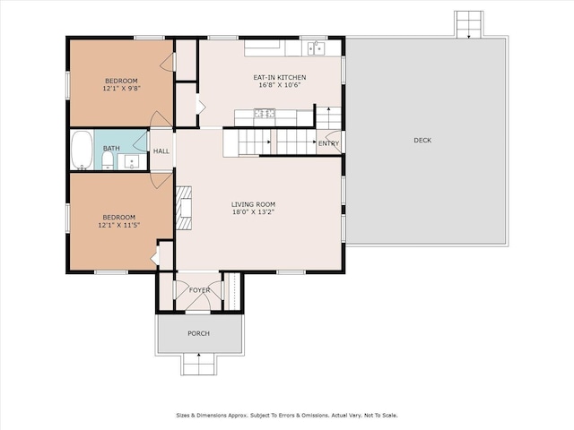 414 Graham St, Highland Park, NJ 08904 - view of floor plan / room layout