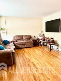 318 High St, Perth Amboy, NJ 08861 - living room with light wood-type flooring