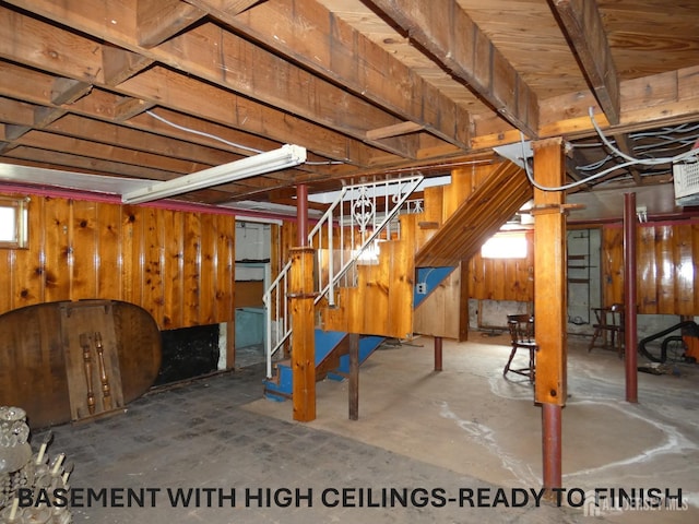 123 Heald St, Carteret, NJ 07008 - basement with stairs