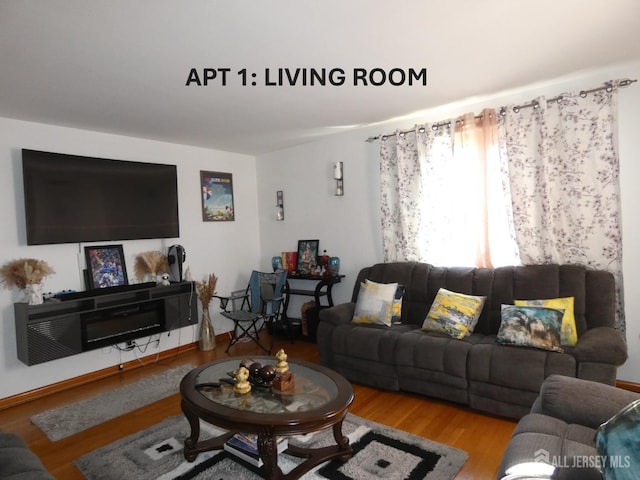 123 Heald St, Carteret, NJ 07008 - living room with wood finished floors
