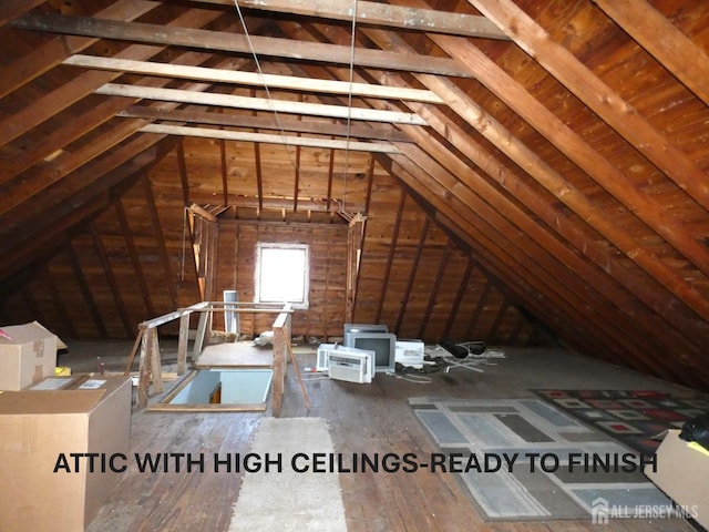 123 Heald St, Carteret, NJ 07008 - view of unfinished attic