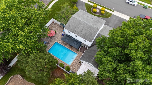 1 Stradford Rd, Sayreville, NJ 08859 - drone / aerial view of a pool area