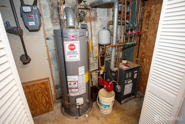 1 Stradford Rd, Sayreville, NJ 08859 - utilities with gas water heater and a heating unit
