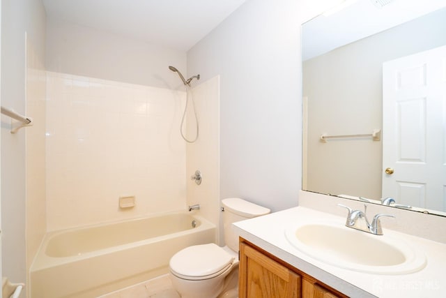 17 Larkspur Dr, South Brunswick, NJ 08810 - bathroom with toilet, bathtub / shower combination, and vanity