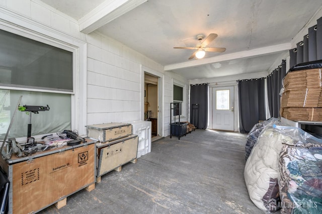 951-55 Myrtle Ave, Plainfield, NJ 07063 - view of patio with ceiling fan