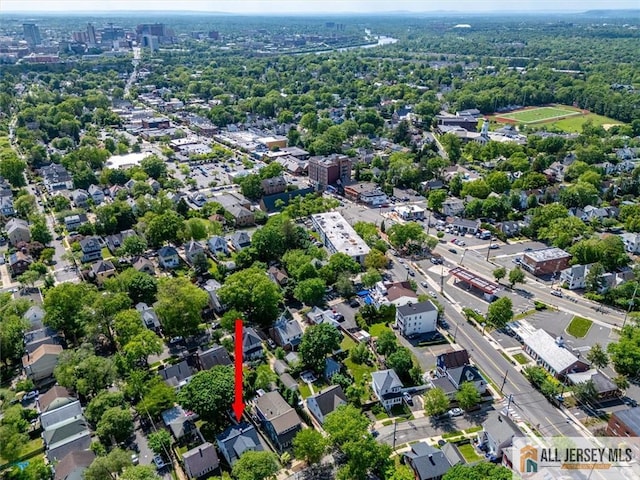12 S 8th Ave, Highland Park, NJ 08904 - aerial overview of property's location
