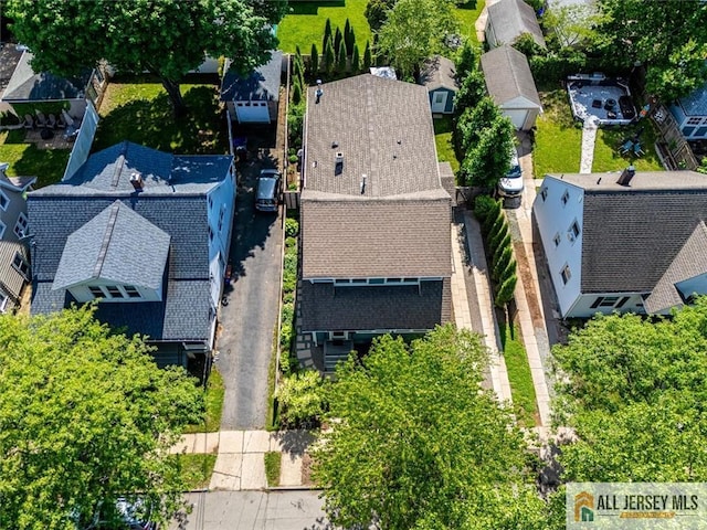 12 S 8th Ave, Highland Park, NJ 08904 - aerial perspective of suburban area