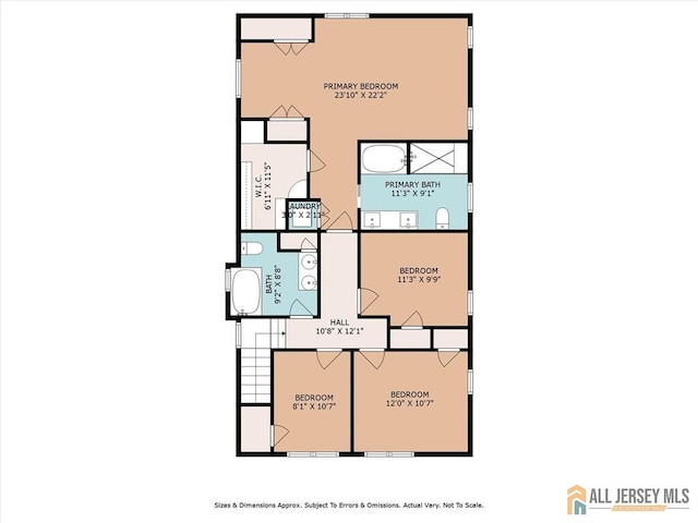 12 S 8th Ave, Highland Park, NJ 08904 - room layout
