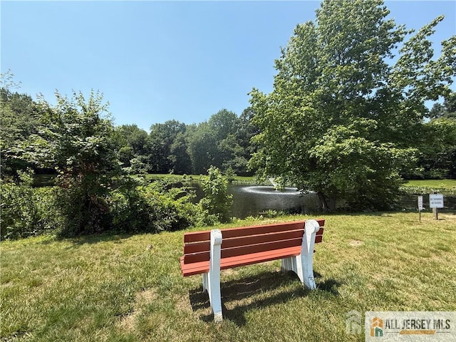546 Cornus Plz Unit C, Monroe, NJ 08831 - view of home's community with a yard and a water view