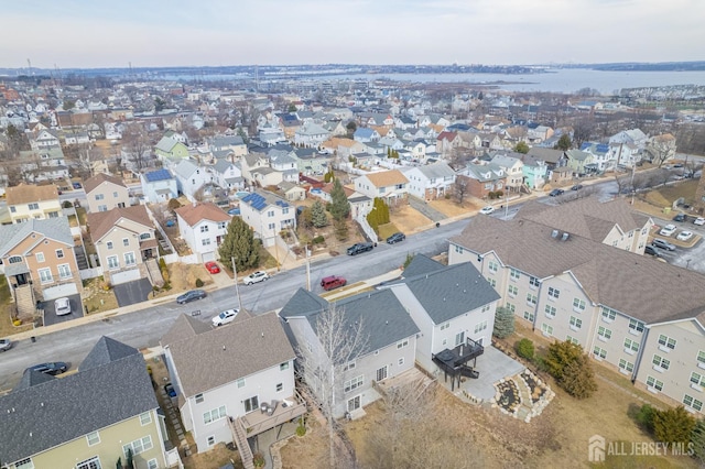 aerial view featuring a residential view