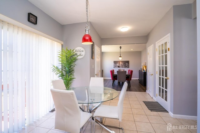 345 Morning Glory Dr, Monroe, NJ 08831 - dining room with baseboards and light tile patterned flooring