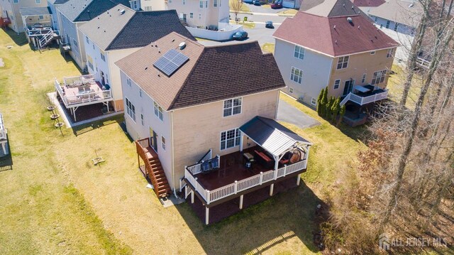 345 Morning Glory Dr, Monroe, NJ 08831 - aerial perspective of suburban area