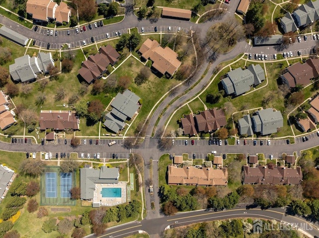 135 Hatfield Ln, East Brunswick, NJ 08816 - bird's eye view with a residential view