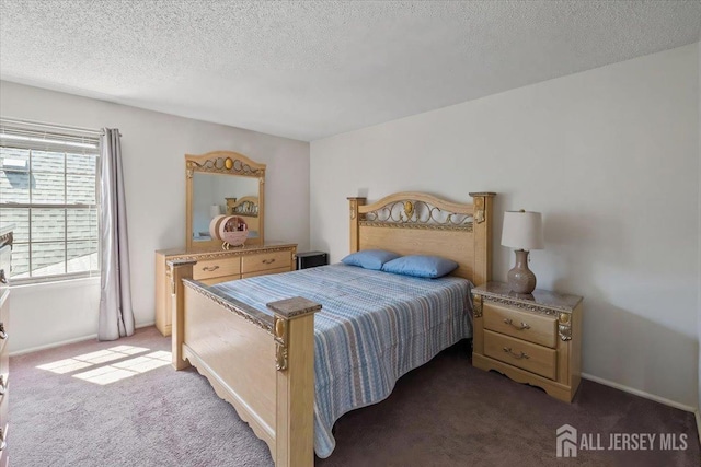 135 Hatfield Ln, East Brunswick, NJ 08816 - bedroom featuring light colored carpet, baseboards, and a textured ceiling