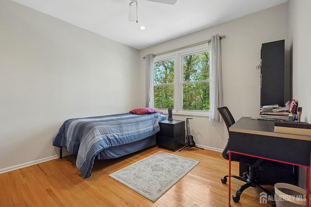 4 Franklin Ct, East Brunswick, NJ 08816 - bedroom featuring baseboards, a desk, light wood-type flooring, and recessed lighting