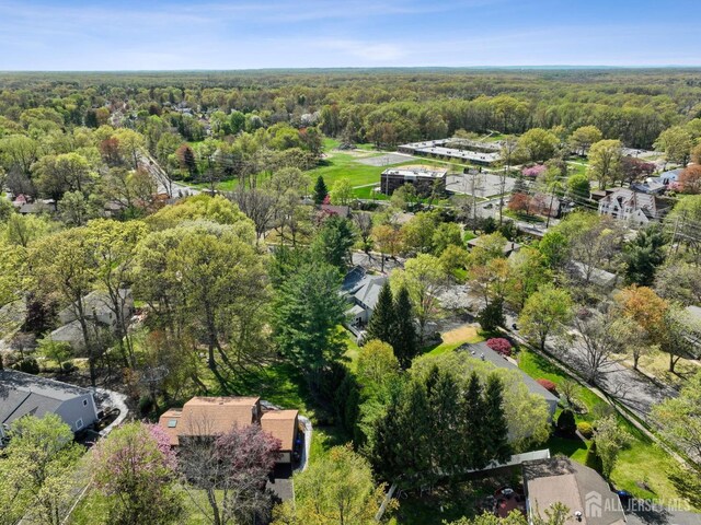 4 Franklin Ct, East Brunswick, NJ 08816 - aerial overview of property's location featuring a forest