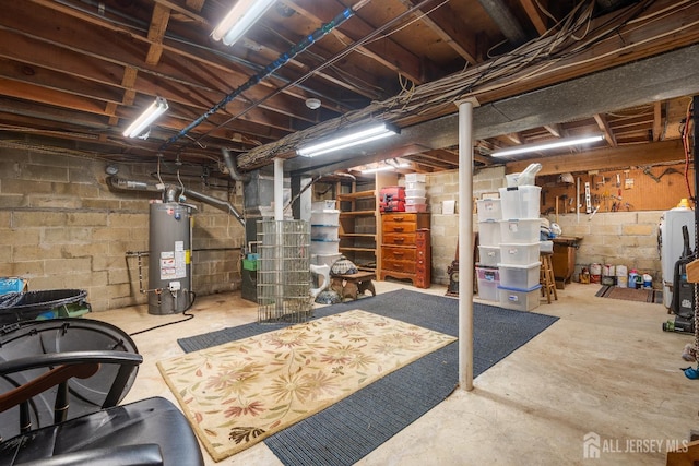 2 Kerry Ct, Old Bridge, NJ 08857 - unfinished basement with water heater and heating unit