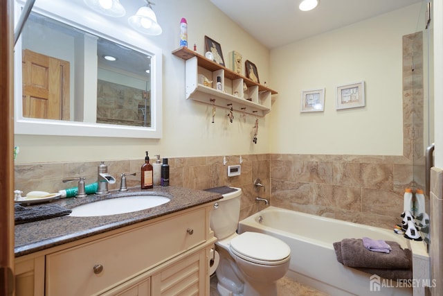 2 Kerry Ct, Old Bridge, NJ 08857 - bathroom with a garden tub and vanity