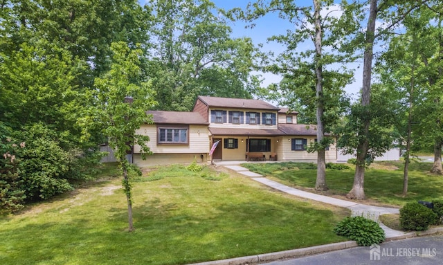 2 Kerry Ct, Old Bridge, NJ 08857 - view of front of house with covered porch and a front yard