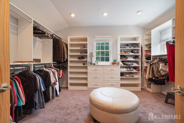 2 Kerry Ct, Old Bridge, NJ 08857 - spacious closet featuring vaulted ceiling and light colored carpet