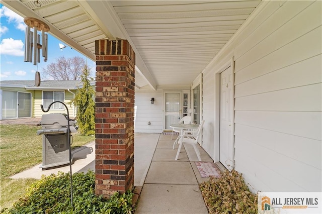 180 Mimosa Plz Unit 180A, Monroe, NJ 08831 - view of patio featuring area for grilling
