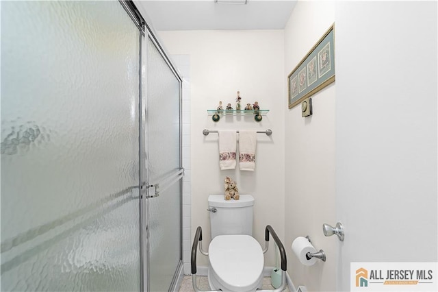 180 Mimosa Plz Unit 180A, Monroe, NJ 08831 - full bath featuring a shower stall and toilet