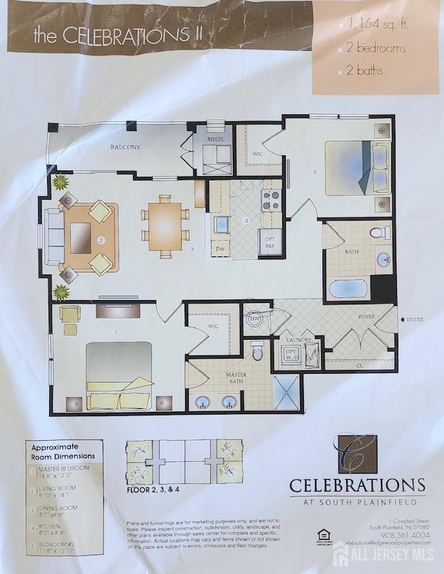 548 E Celebration Way E, South Plainfield, NJ 07080 - view of home floor plan