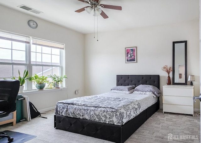 548 E Celebration Way E, South Plainfield, NJ 07080 - bedroom with carpet floors and a ceiling fan