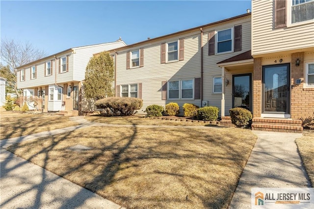 multi unit property with brick siding