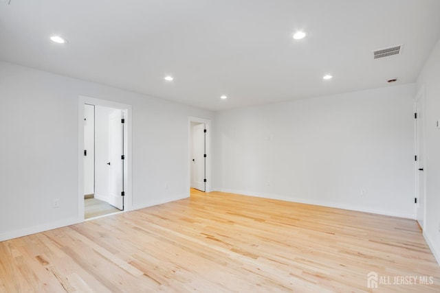 709 Plainfield Ave, Piscataway, NJ 08854 - spare room featuring recessed lighting and light wood-style floors