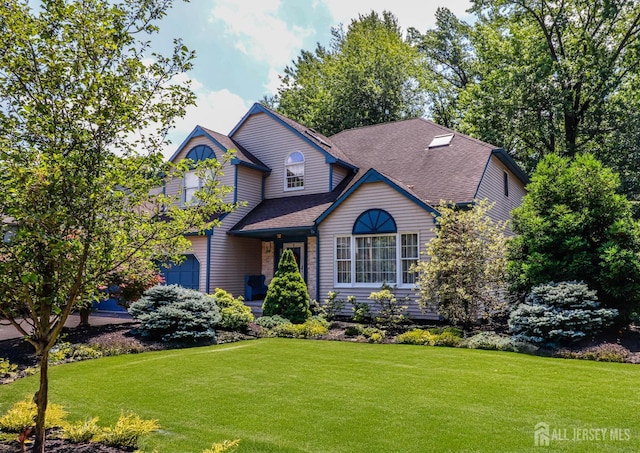 89 King St, Edison, NJ 08820 - view of front of property featuring a front yard and a shingled roof