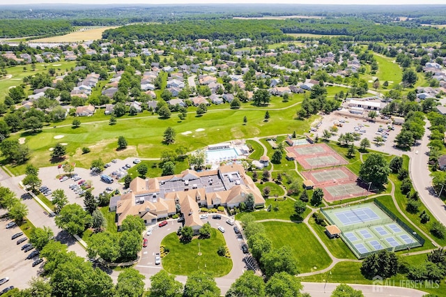 153 Concordia Cir Unit D, Monroe, NJ 08831 - aerial perspective of suburban area featuring a local golf course