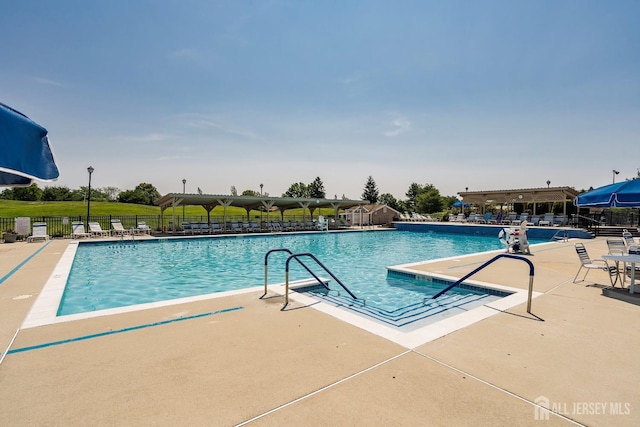 153 Concordia Cir Unit D, Monroe, NJ 08831 - community pool featuring a patio area