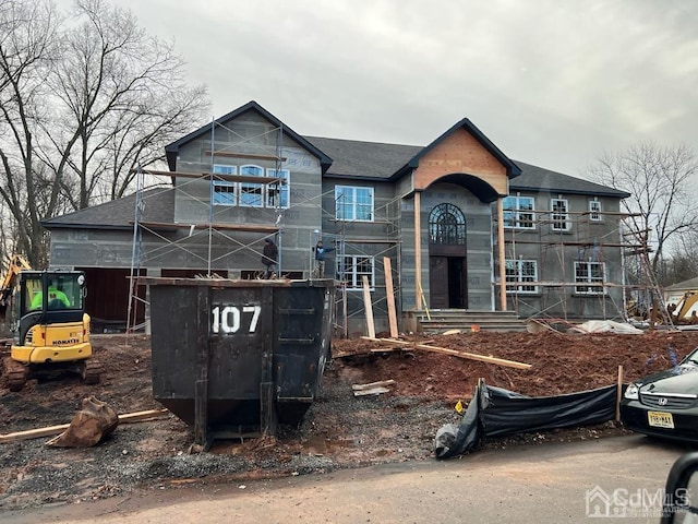 view of property under construction