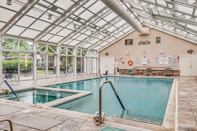 view of indoor pool