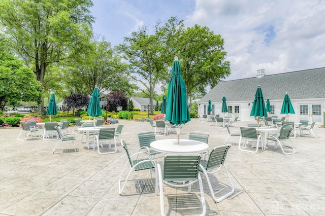 view of patio / terrace featuring outdoor dining area